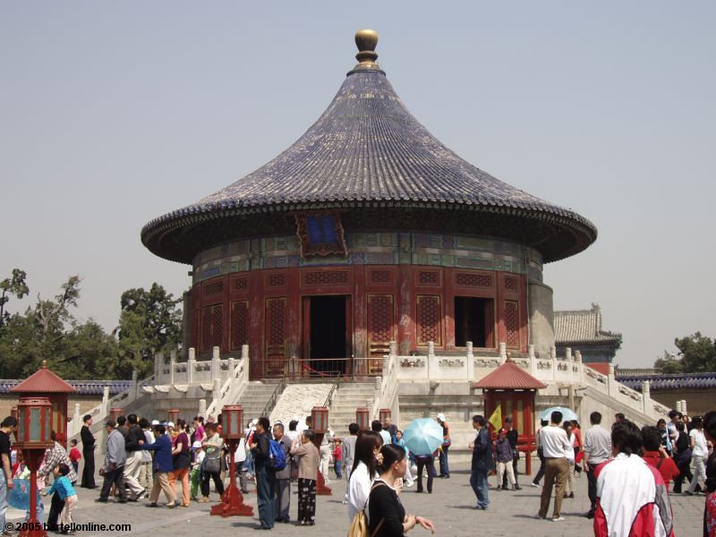 Imperial Vault of Heaven at the Temple of Heaven in Beijing, China