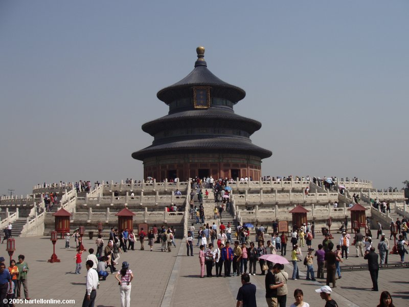 Imperial Vault of Heaven at the Temple of Heaven in Beijing, China