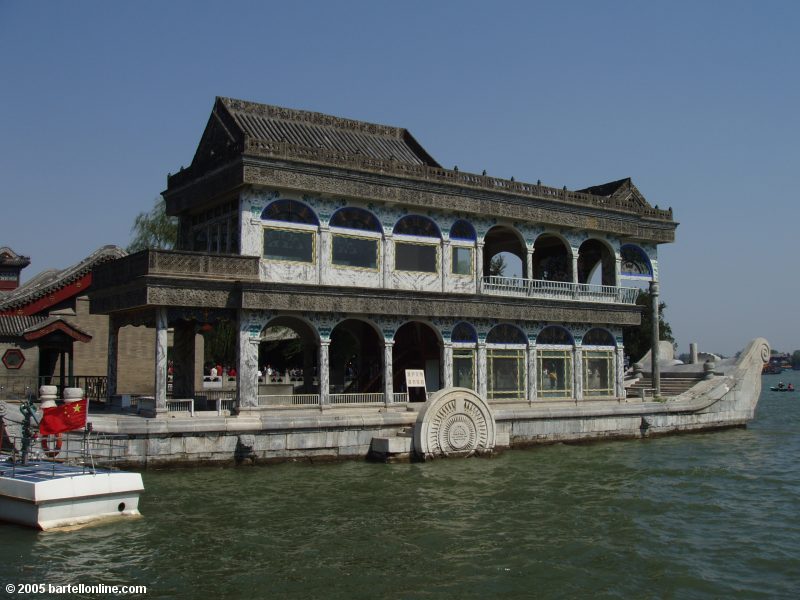 Marble Boat in the Summer Palace in Beijing, China