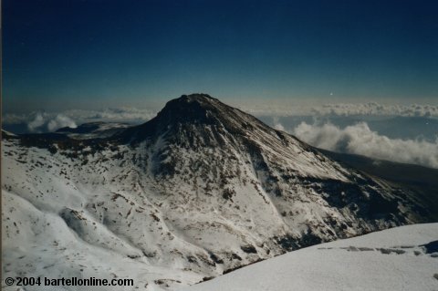 East peak of Mt. Aragats, Armenia as seen from south peak
