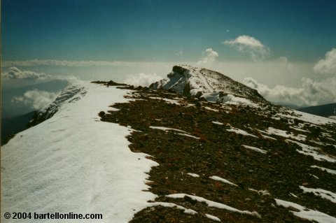 Approach to the south summit of Mt. Aragats, Armenia
