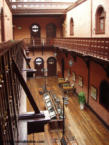 An interior of the Pujiang Hotel in Shanghai, China