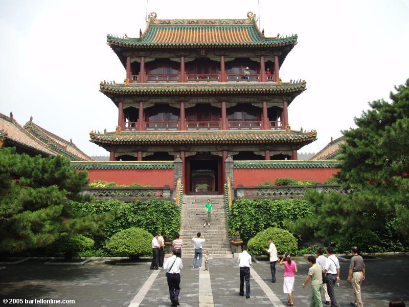 Building in the Qing Imperial Palace in Shenyang, Liaoning, China