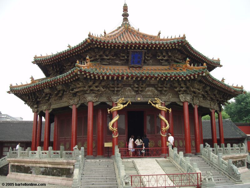 Building in the Qing Imperial Palace in Shenyang, Liaoning, China