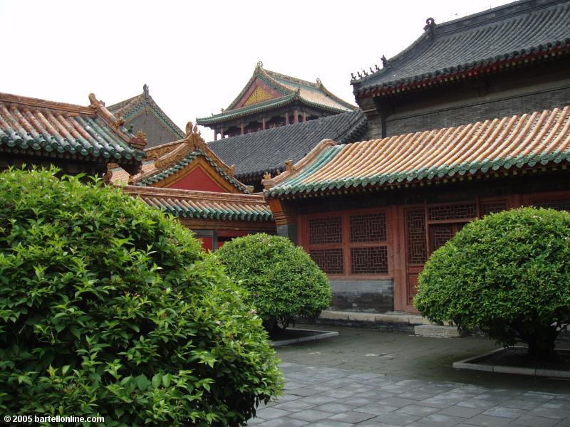Buildings in the Qing Imperial Palace in Shenyang, Liaoning, China