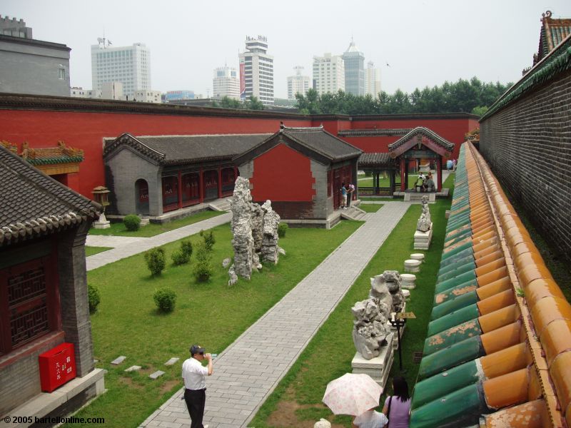 A courtyard in the Qing Imperial Palace in Shenyang, Liaoning, China