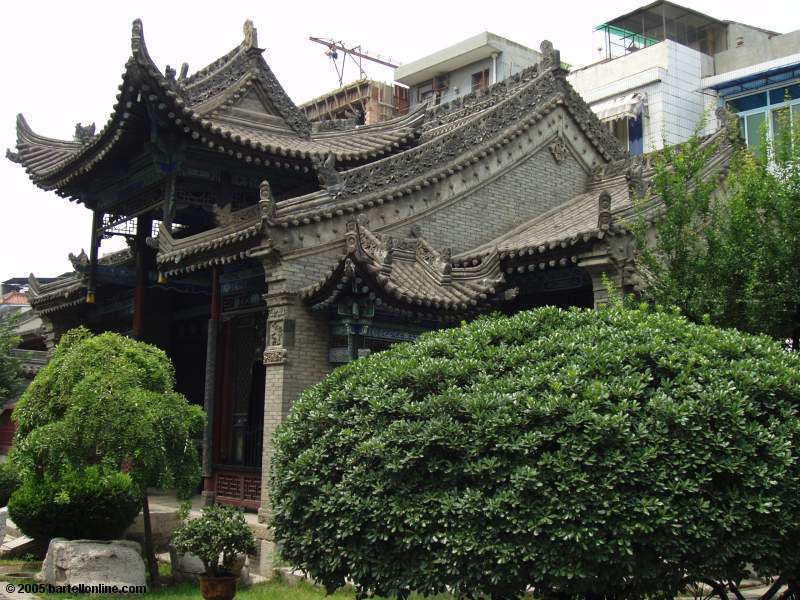 Building inside the Great Mosque in Xi'an, Shaanxi, China