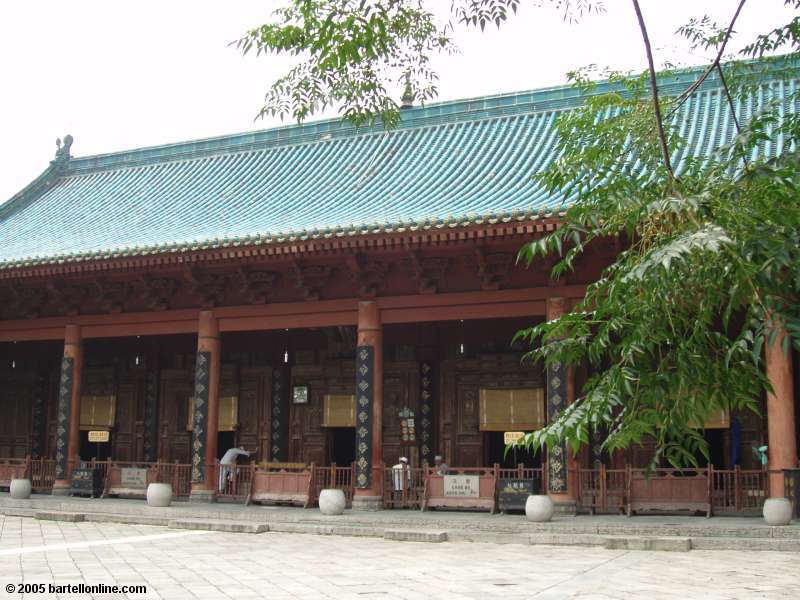 Exterior of prayer hall at the Great Mosque in Xi'an, Shaanxi, China