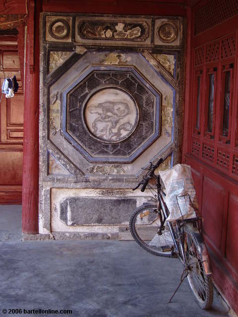 Traditional Bai architecture in a village outside of Dali, Yunnan, China
