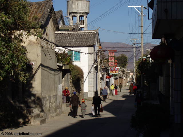 Street scene in Dali, Yunnan, China