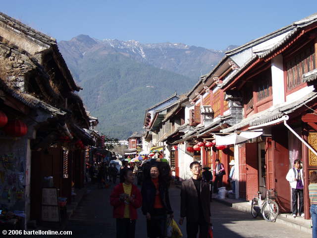 Street scene in Dali, Yunnan, China